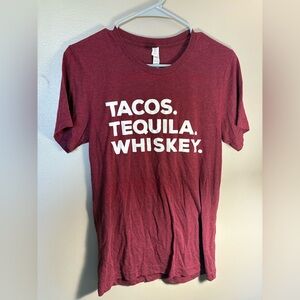 Bella Canvas Burgundy Graphic Tee